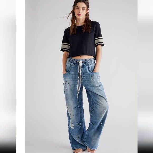 Free People Modern Love Pull-on Jeans - Picture 8 of 16